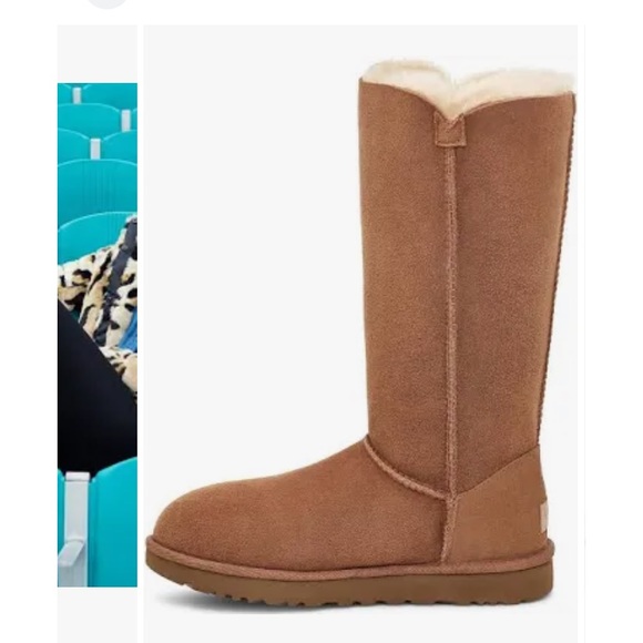 “Ugg” Bailey triple button boot in chestnut;size 5 - Picture 2 of 16